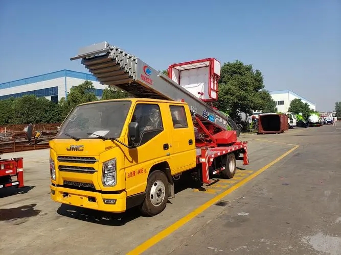 唐山附近云梯车出租 砂石搬运